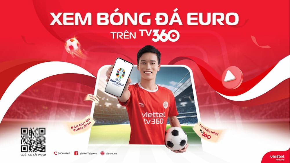 TV360 phát sóng trực tiếp Euro 2024