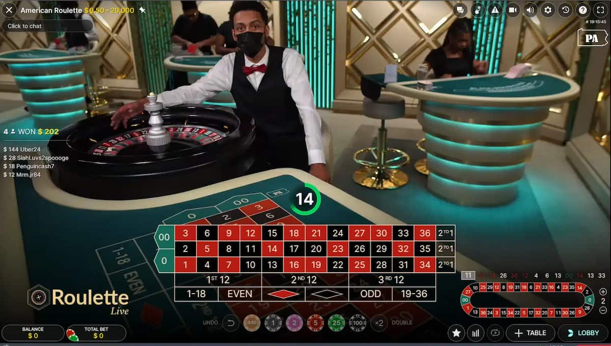 Trải nghiệm Roulette