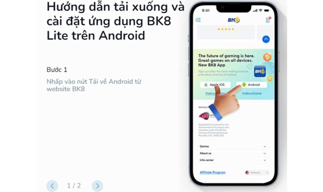 Tải và cài đặt App cá cược bóng đá cho điện thoại Android