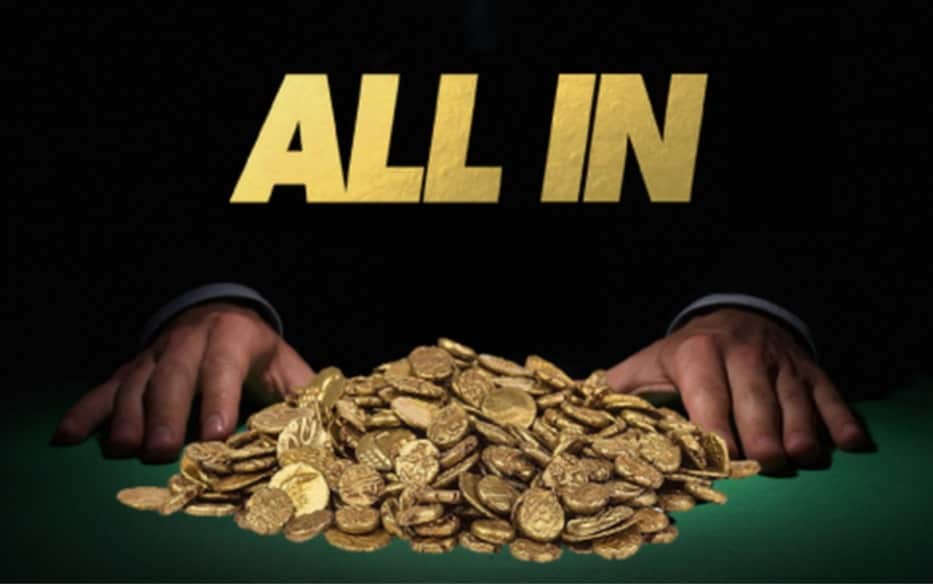 All in là thuật ngữ rất phổ biến khi chơi game Casino